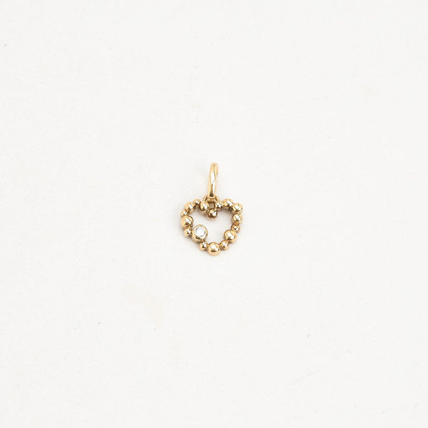 Hjärthänge i 8K guld, 2 cm, 1 g
