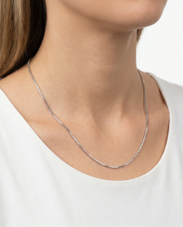 Venezia Halsband i 14K vitt guld, 42.5 cm, 3.4 g