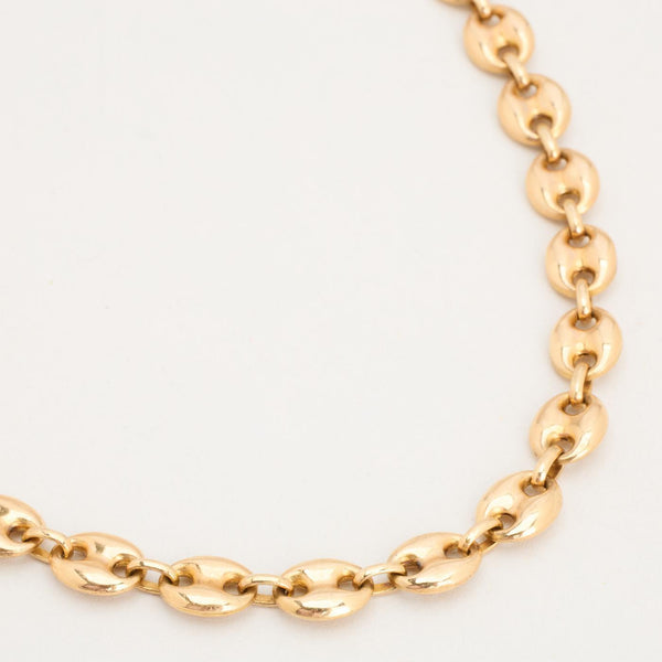 Marinerlänk Halsband i 14K guld, 39.5 cm, 14.01 g