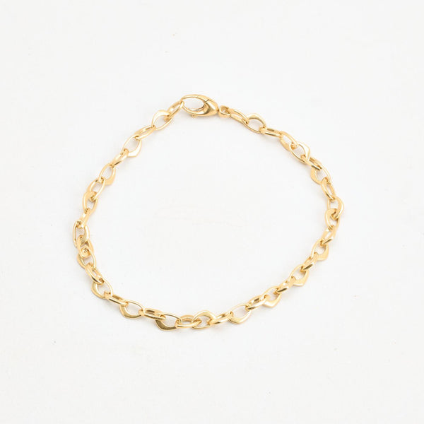 Organisk Ankarkedja Armband i 18K guld, 22 cm, 10.3 g