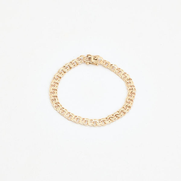 Bismarck Armband i 8K guld, 18.5 cm, 9.6 g