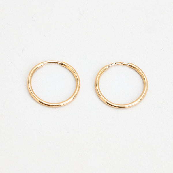 Creoler i 8K guld, 1.5 cm,
