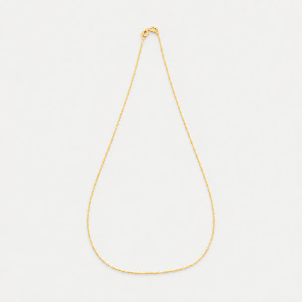 Pansar Halsband i 18K guld, 40 cm, 0.95 g