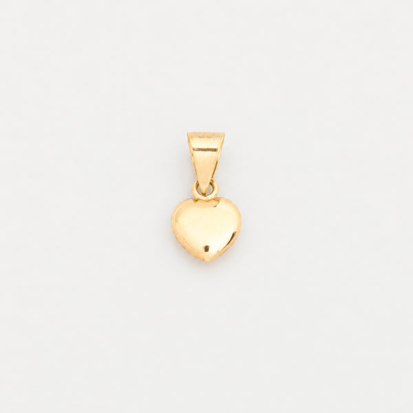 Hjärthänge i 14K guld, 1.5 cm, 0.4 g