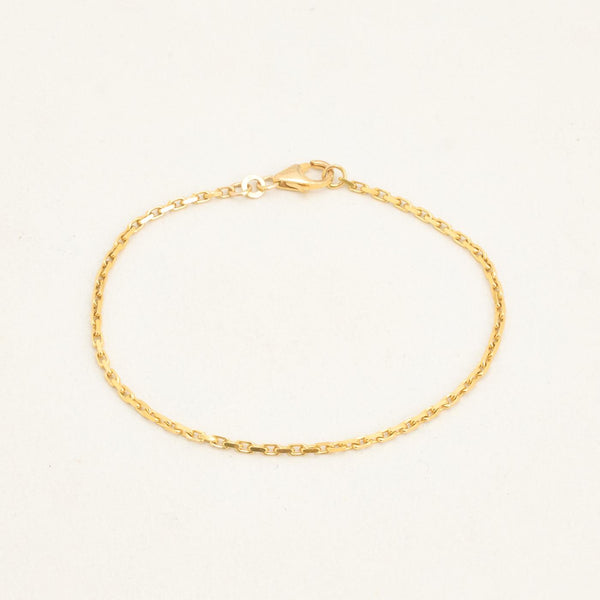 Ankarkedja Armband i 8K guld, 19 cm, 2.1 g
