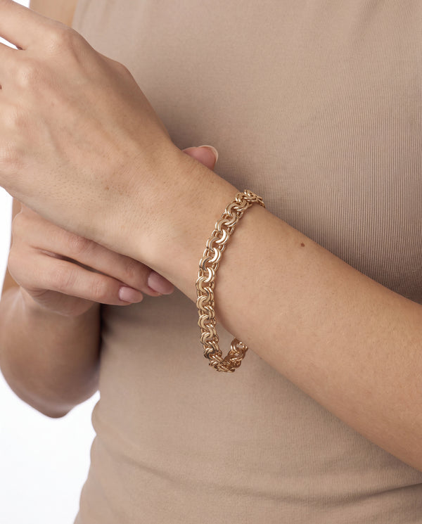 Bismarck Armband i 8K guld, 20.5 cm, 11 g