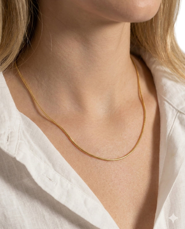 Ormkedja Halsband i 8K guld, 42 cm, 2.69 g