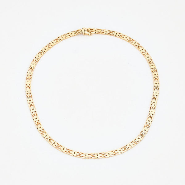 Y-länk Halsband i 14K guld, 39.5 cm, 21 g