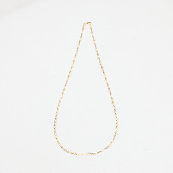 Pansar Halsband i 9K guld, 63 cm, 4.29 g