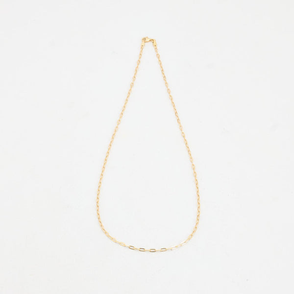 Länk Halsband i 14K guld, 50 cm, 2.2 g