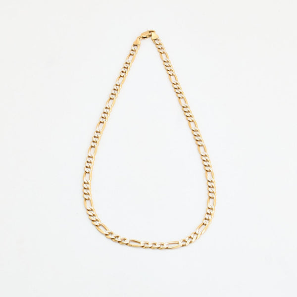 Mönstrad Figaro Halsband i 18K guld, 51 cm, 33.22 g