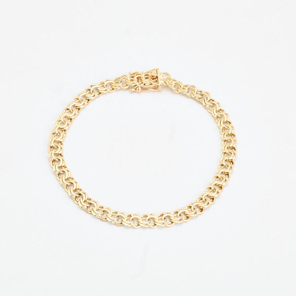 Bismarck Armband i 14K guld, 19 cm, 9.5 g