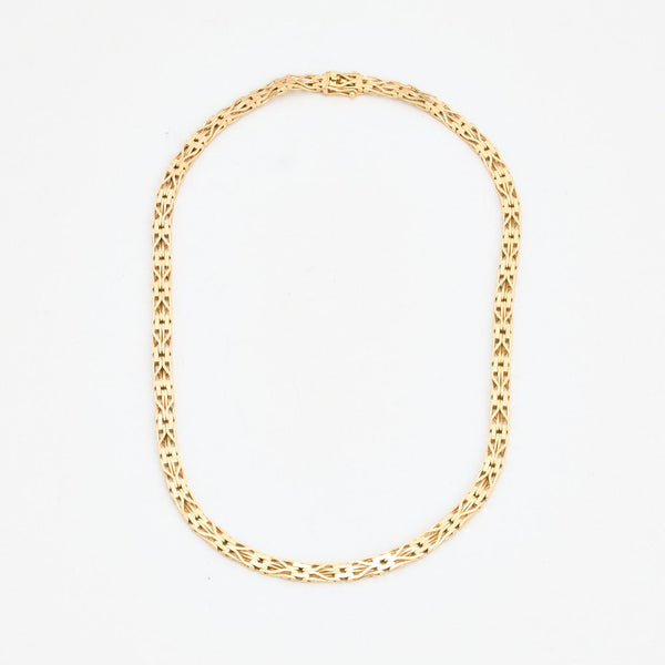 Y-länk Halsband i 14K guld, 39 cm, 18.5 g