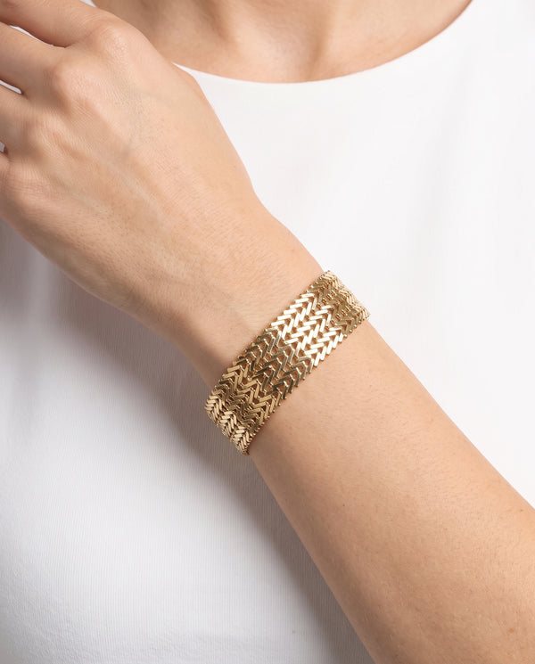 Geneve Armband i 14K guld, 19 cm, 31.95 g