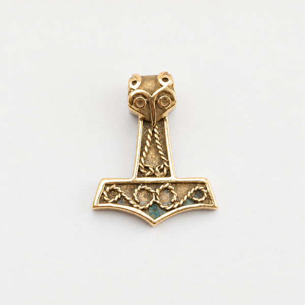 Thors hammare-hänge i 8K guld, 2.5 cm, 4.56 g