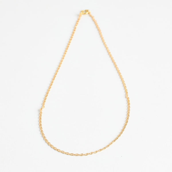 Singaporekedja Halsband i 14K guld, 37 cm, 3.3 g
