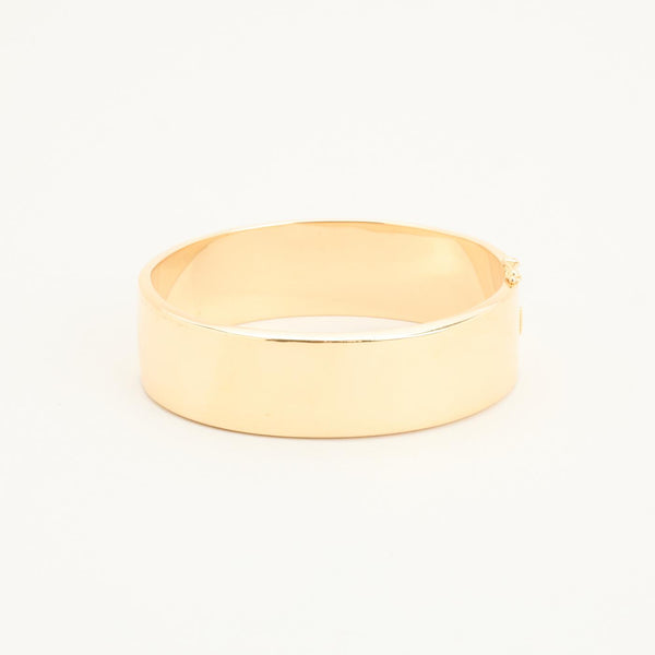 Armring med lås i 14K guld, 6 cm, 31.5 g