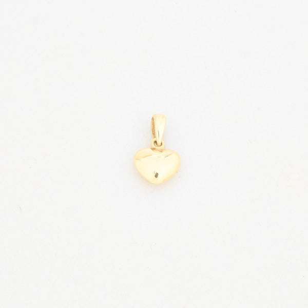 Klassisk Hjärthänge i 14K guld, 1.5 cm, 0.8 g