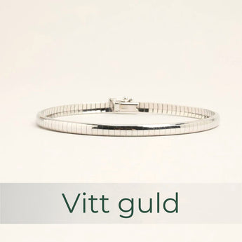 Armband i vitt guld