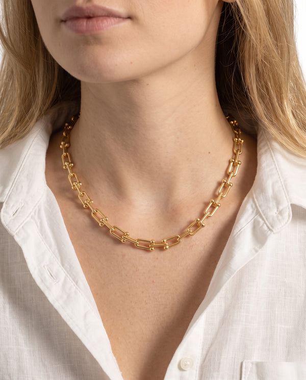 Länk collier i 18K guld, 41 cm, 20.5 g