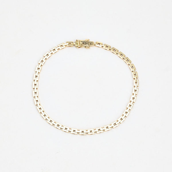 Korridor Armband i 14K guld, 18 cm, 6.13 g