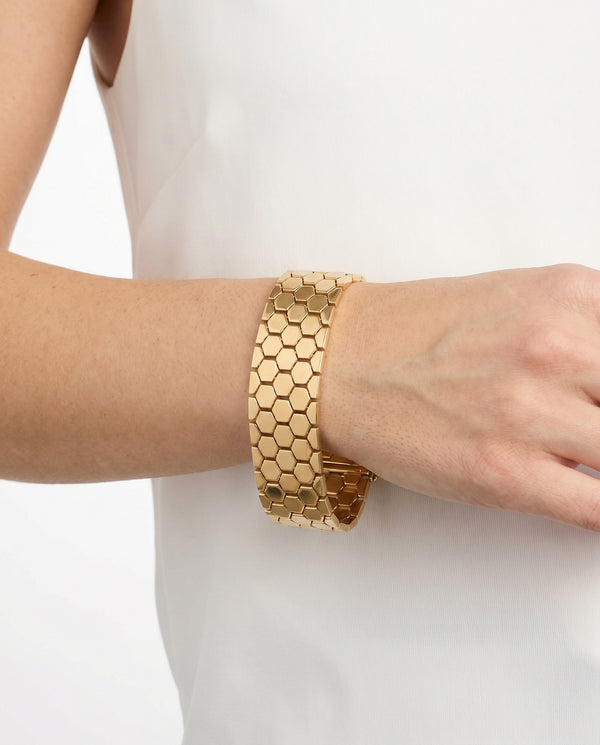 Bicelle Armband i 14K guld, 20 cm, 56.2 g