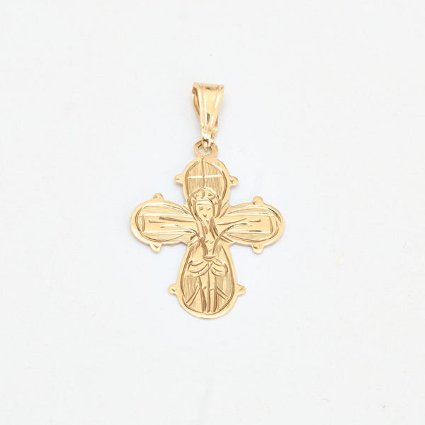 Dagmarkors i 8K guld, 3 cm, 0.8 g