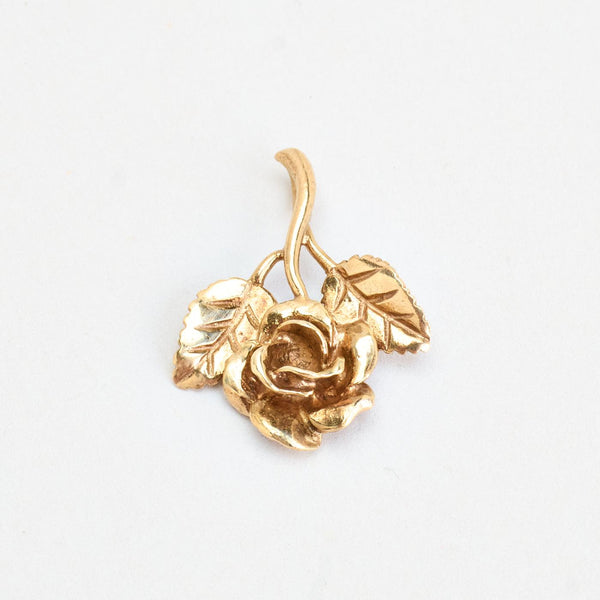 Blomhänge i 8K guld, 2 cm, 1.5 g