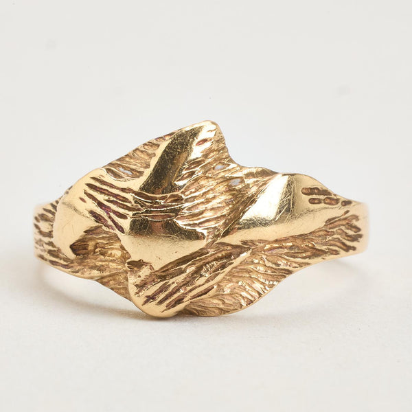 Organisk Ring i 14K guld strl. 18.8 / strl. 59