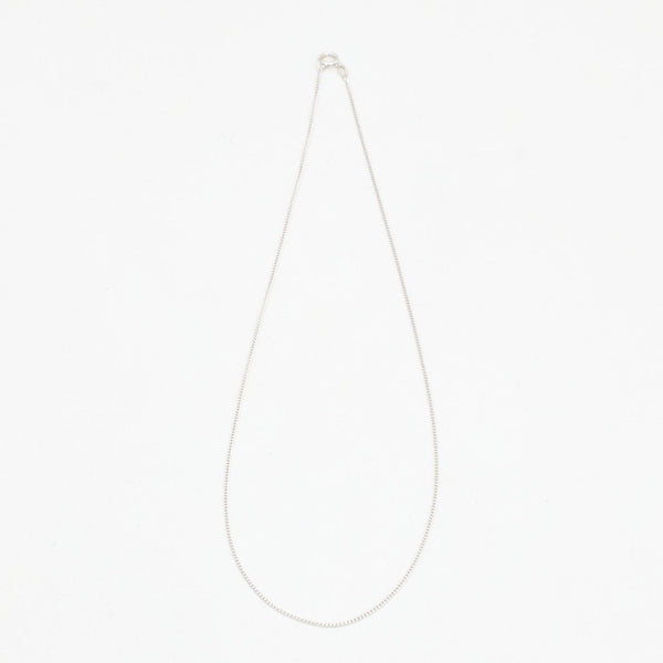 Pansar Halsband i 14K vitt guld, 43 cm, 1.65 g
