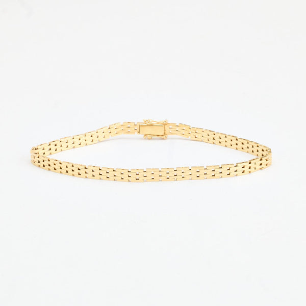 Korridor Armband i 14K guld, 18.5 cm, 7.4 g