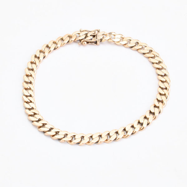 Pansar Armband i 8K guld, 18 cm, 10.8 g