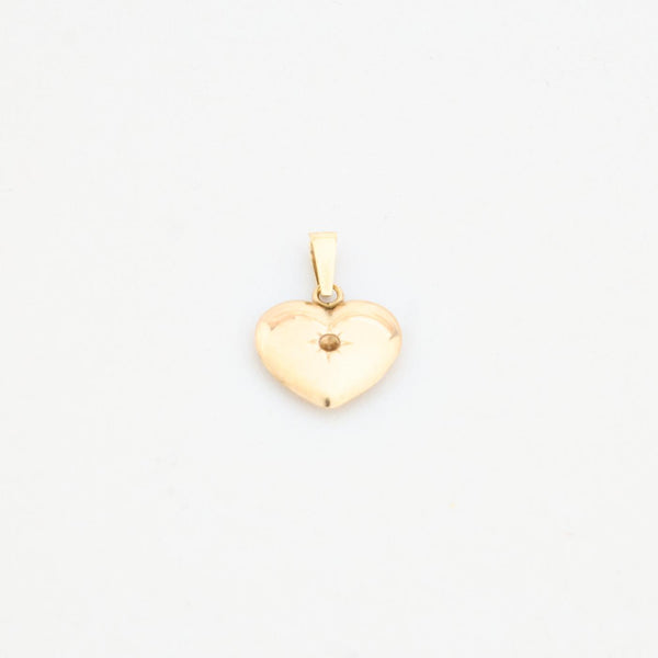 Hjärthänge i 8K guld, 2 cm, 1.1 g