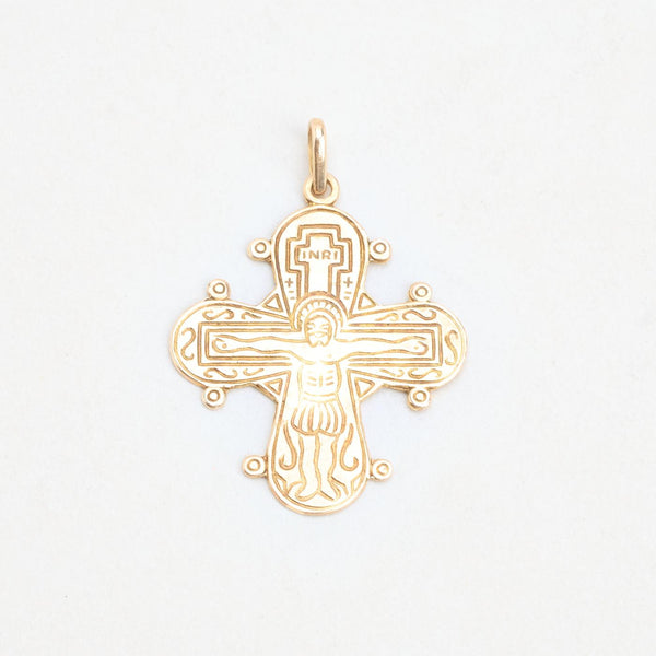 Dagmarkors i 8K guld, 3.5 cm, 2.51 g