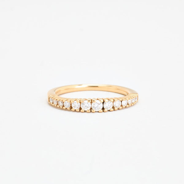 Alliansring med diamant (0.5 ct) i 14K guld strl. 16.6 / strl. 52