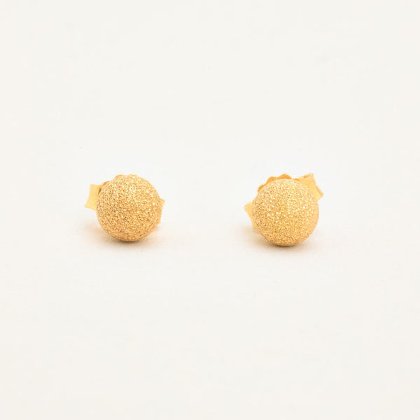 Kulörhängen i 21K guld, 0.5 cm,