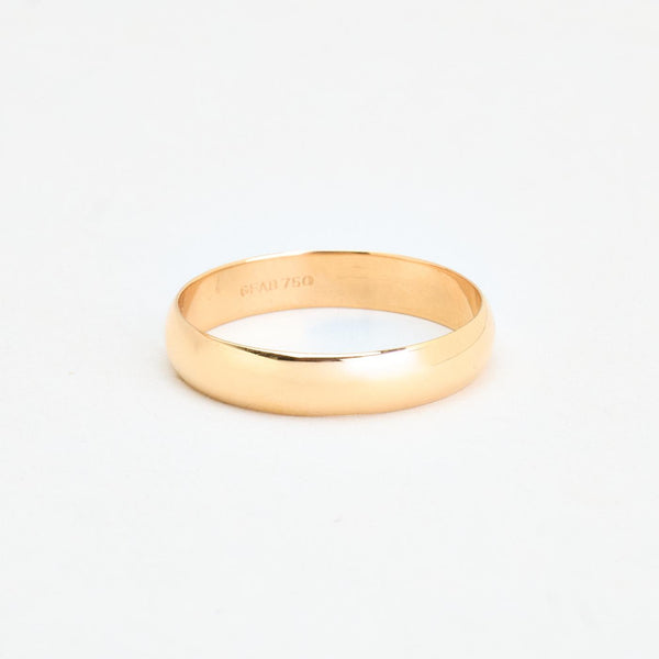 Klassisk vigselring i 18K guld strl. 22.3 / strl. 70