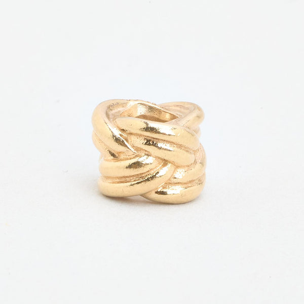 Flätad Pandora Berlock i 14K guld, 0.9 cm, 3.21 g