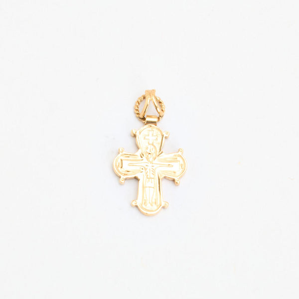 Dagmarkors i 14K guld, 3 cm, 2.11 g