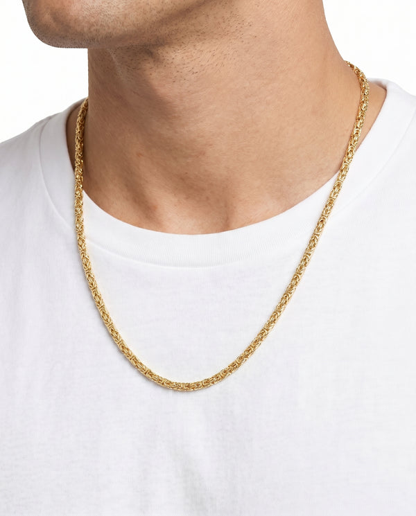 Kejsarlänk Halsband i 14K guld, 50 cm, 22.3 g