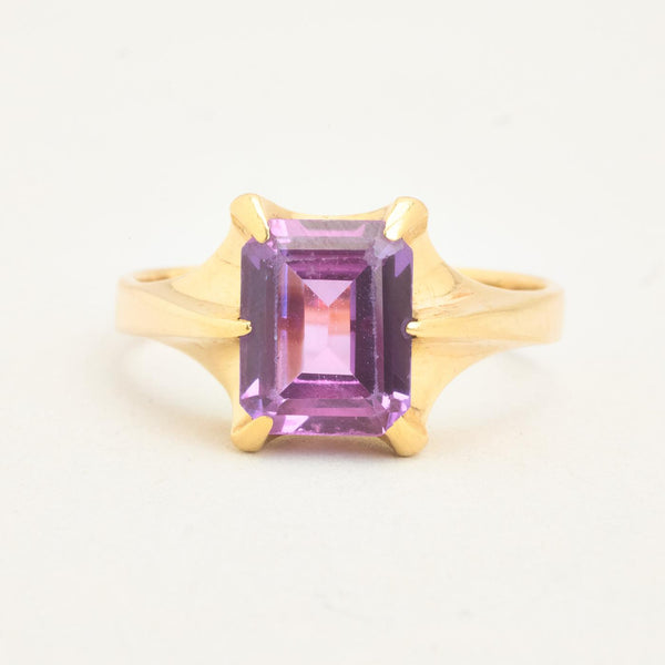 Antik cocktailring i 14K guld strl. 20.7 / strl. 65