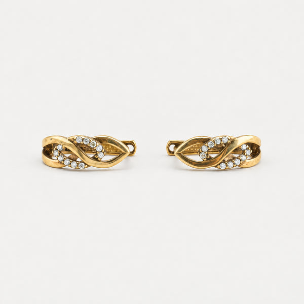 Huggies i 8K guld, 1.5 cm,
