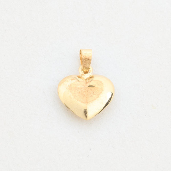 Klassisk Hjärthänge i 14K guld, 1.6 cm, 0.4 g