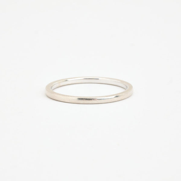 Band i 14K vitt guld strl. 19.1 / strl. 60