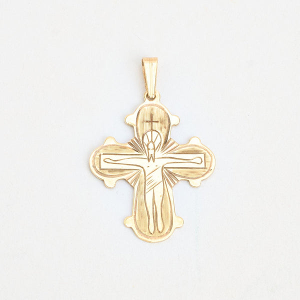 Dagmarkors i 8K guld, 3.5 cm, 2 g