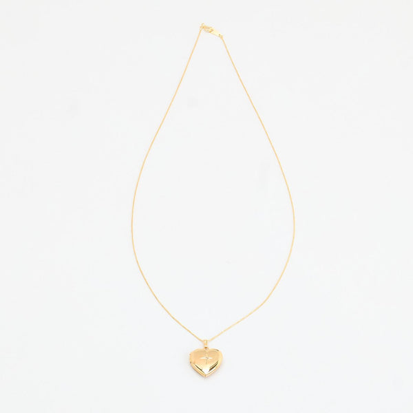 Hjärta Venezia Halsband i 14K guld, 46 cm, 2.36 g