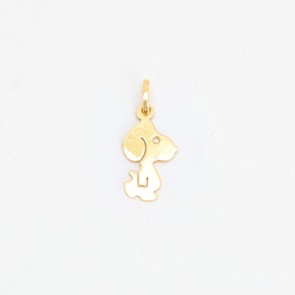 Hänge med diamant (0.01 ct) i 18K guld, 2.2 cm, 1.21 g