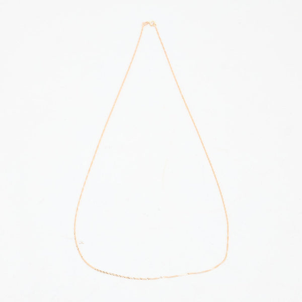 Singaporekedja Halsband i 14K guld, 55 cm, 1.5 g