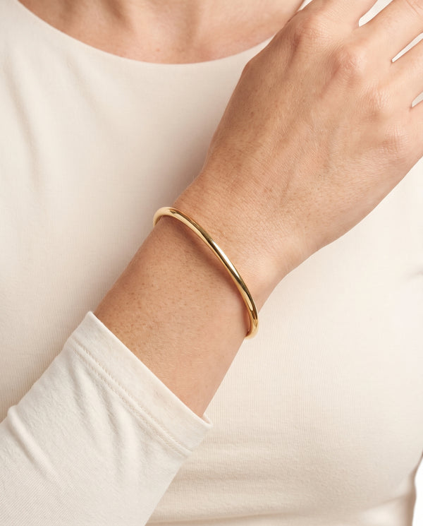 Fast armring i 14K guld, 7 cm, 8.21 g