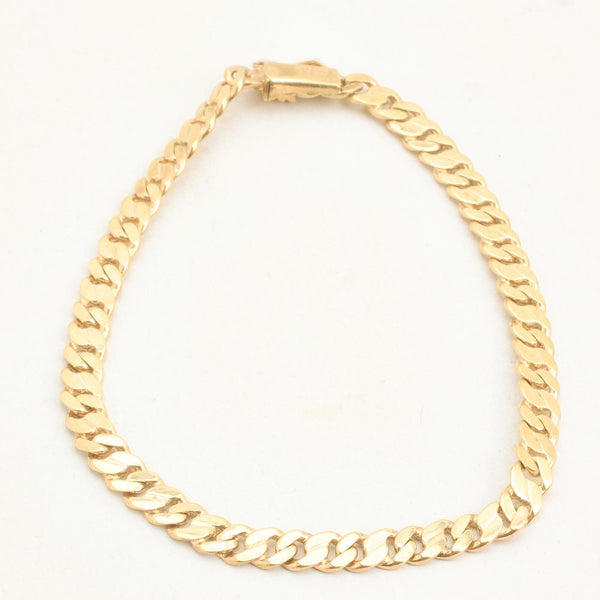 Pansar Armband i 8K guld, 18.5 cm, 7.4 g
